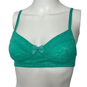 Aerie Teal Lace Bralette